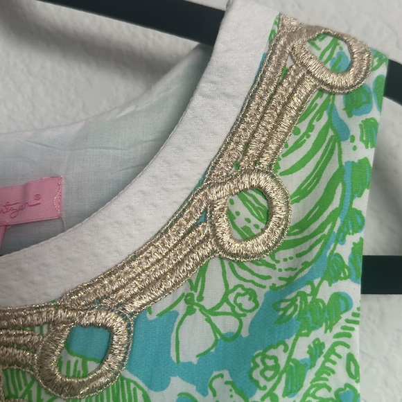 NWT Lilly Pulitzer limeade it’s a zoo Janice shift dress 10 - Picture 4 of 11